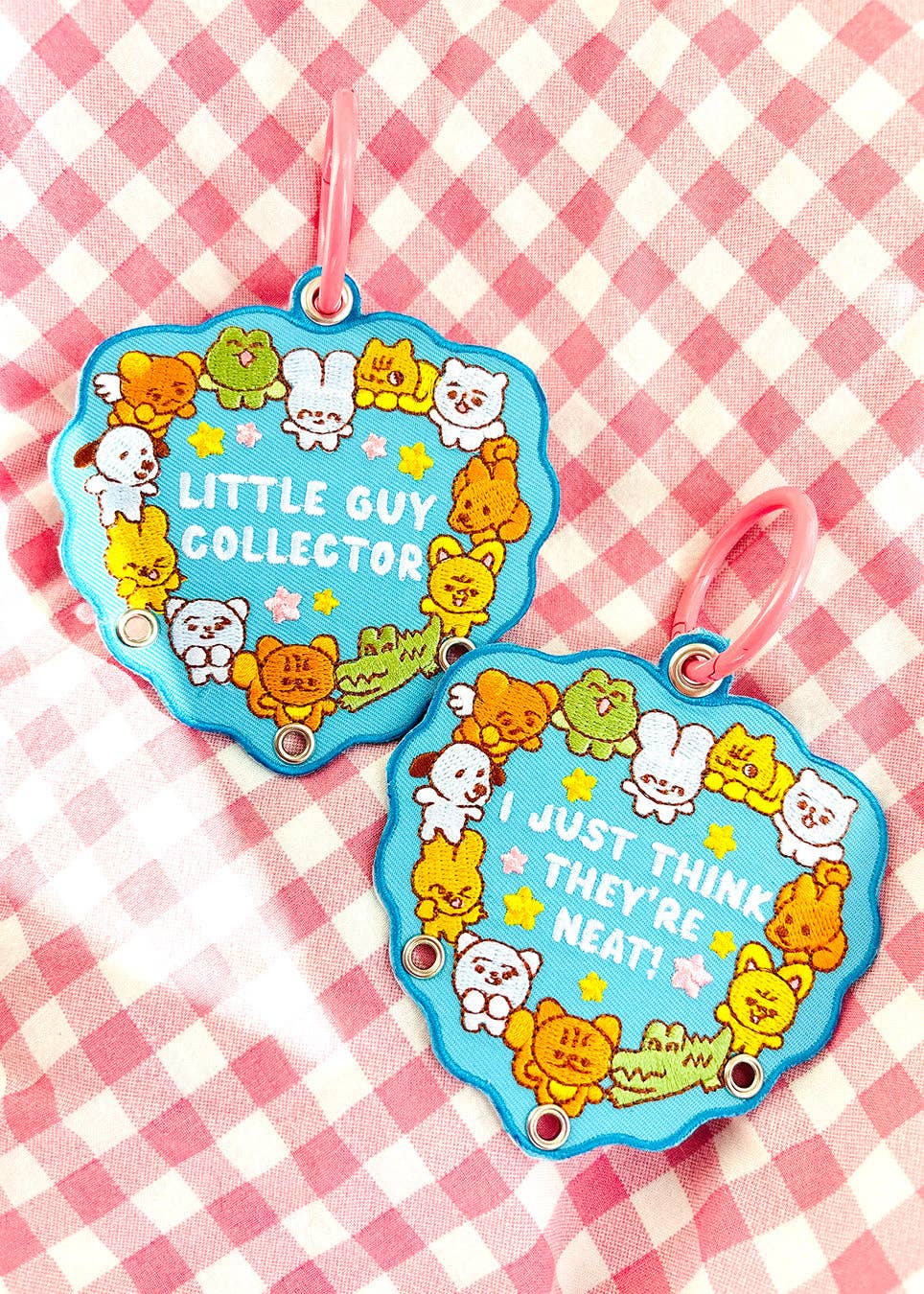 Little Guy Collector Embroidered Keychain