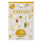 Football Fans Earrings - Gold Statement Super Bowl Jewelry