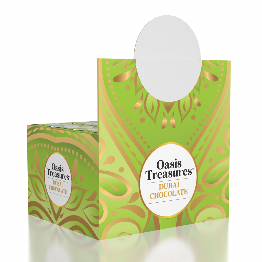 Dubai Chocolate Bar Pistachio by Oasis Treasures in NEW PDQ