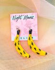 banana earrings