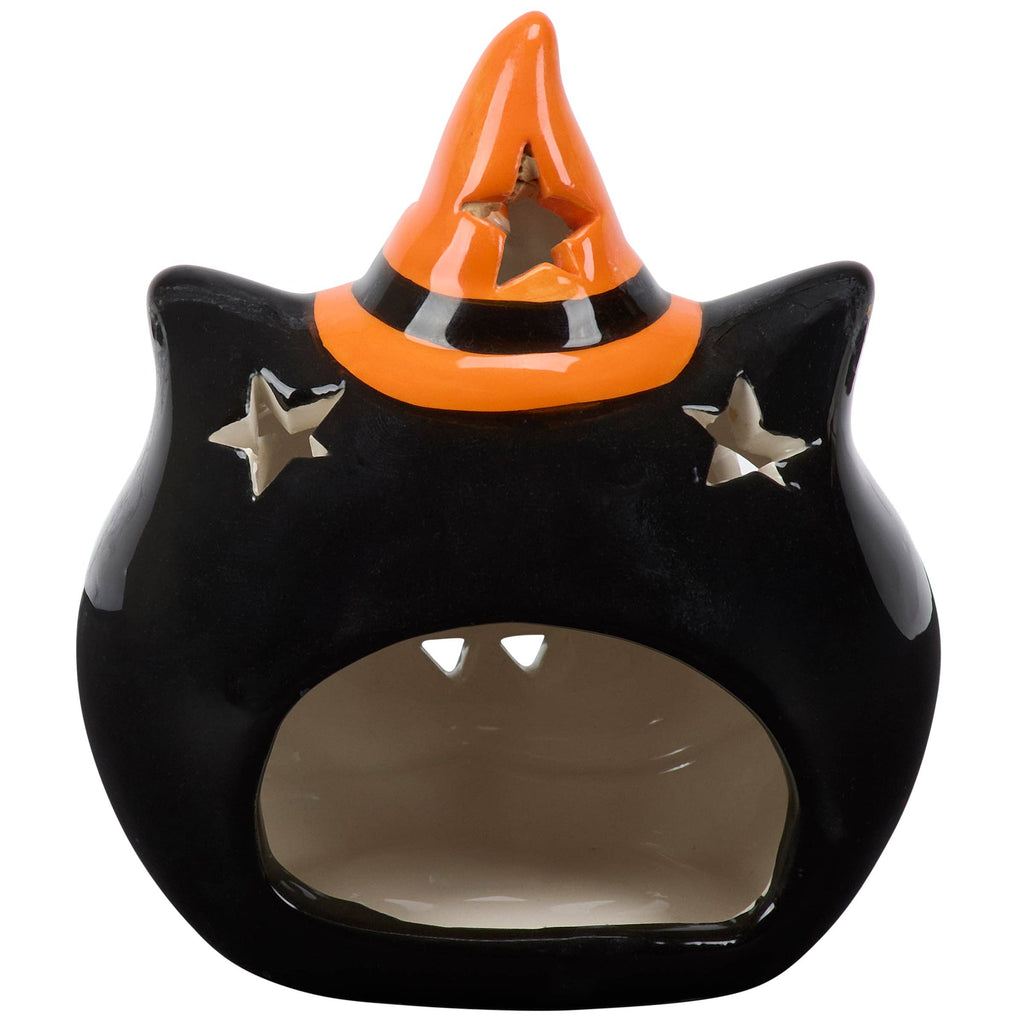 Witchy Cat Candle Holder