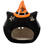 Witchy Cat Candle Holder