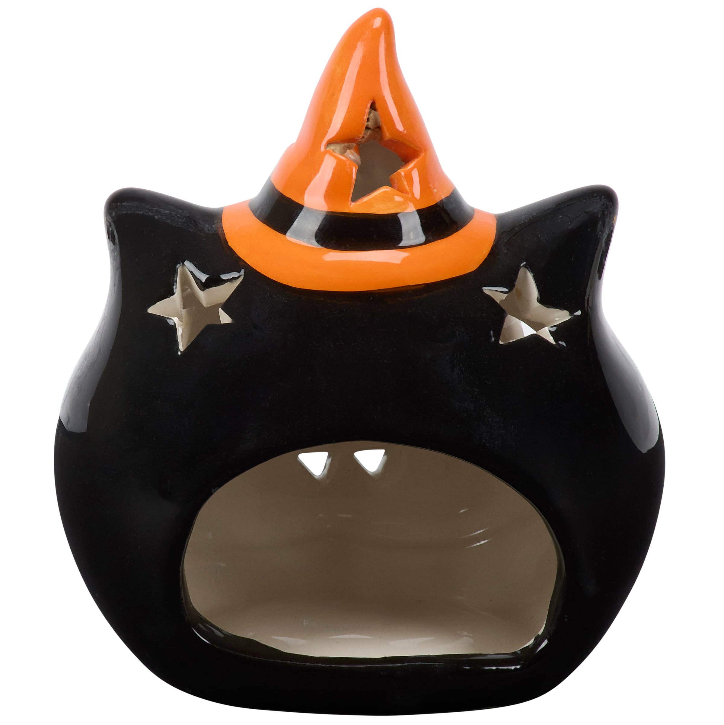 Witchy Cat Candle Holder
