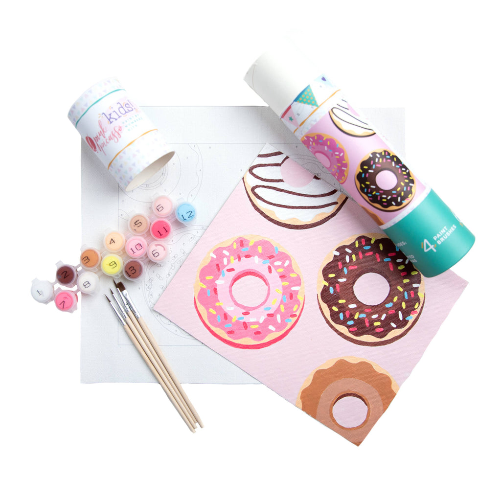 Delicious Doughnuts Paint by Numbers