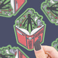 Horror Book Club Vinyl Sticker