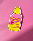 Pink Drink Princess Sticker 