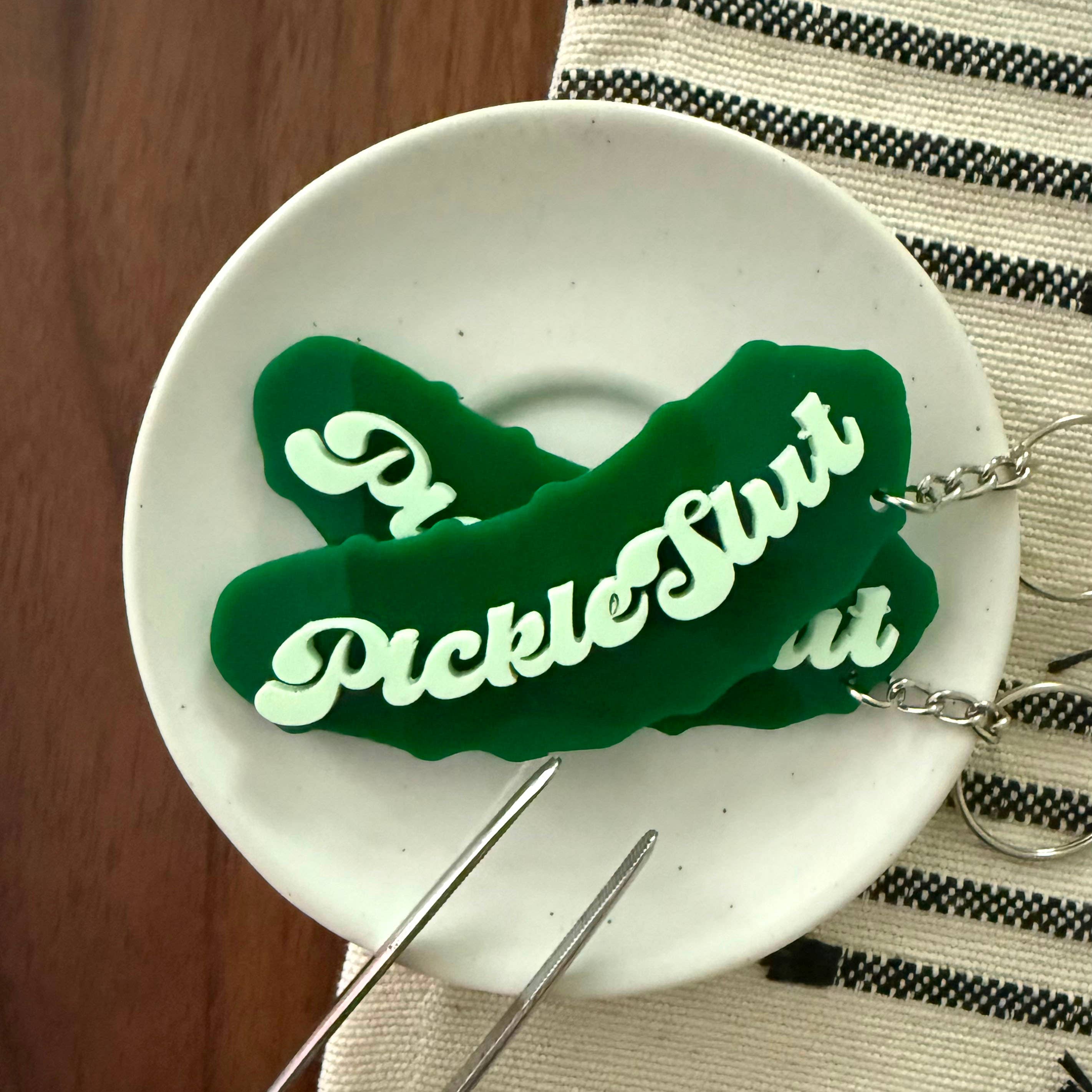 Pickle Slut Keychain