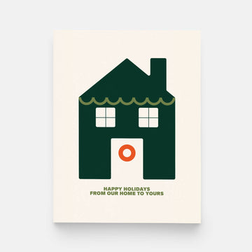 Holiday Home Decorations Greeting Card