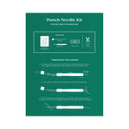 Woodland Mushrooms Punch Needle Kit