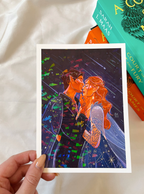 Feyre & Rhysand Holographic print
