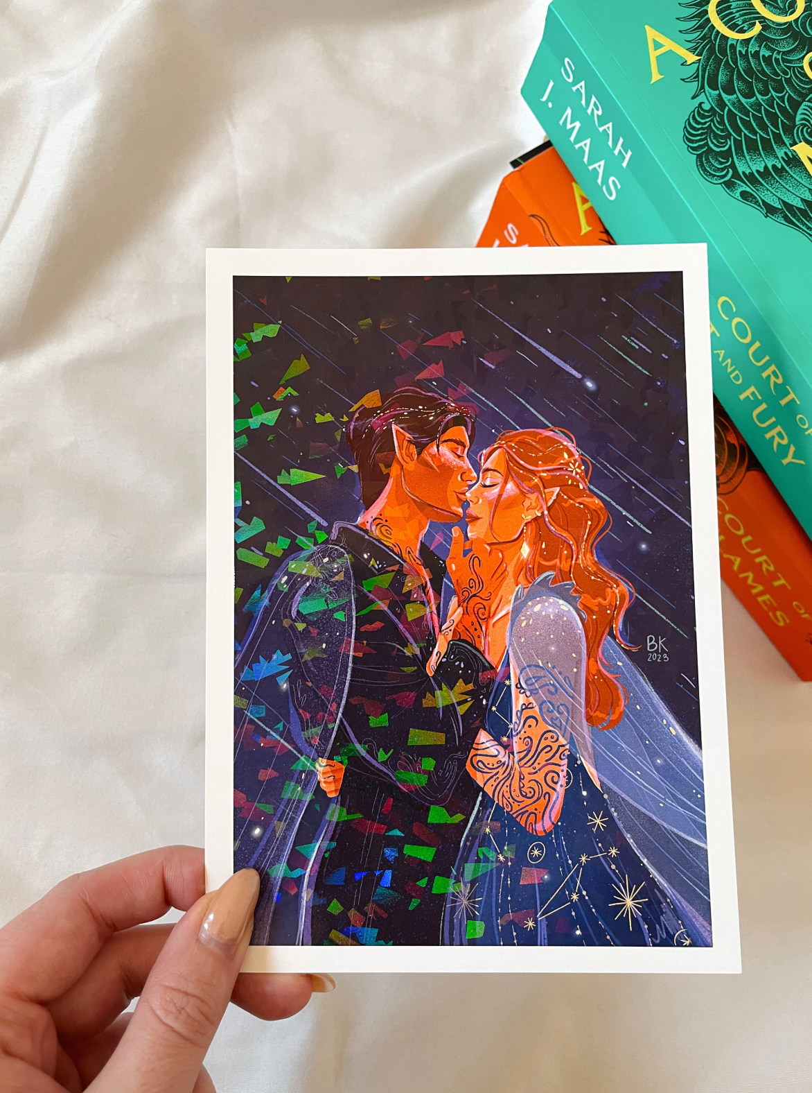 Feyre & Rhysand Holographic print