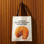 Brass Monkey Googly Food Canvas Tote