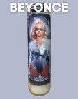 Beyonce Silver Outfit Altar Candle