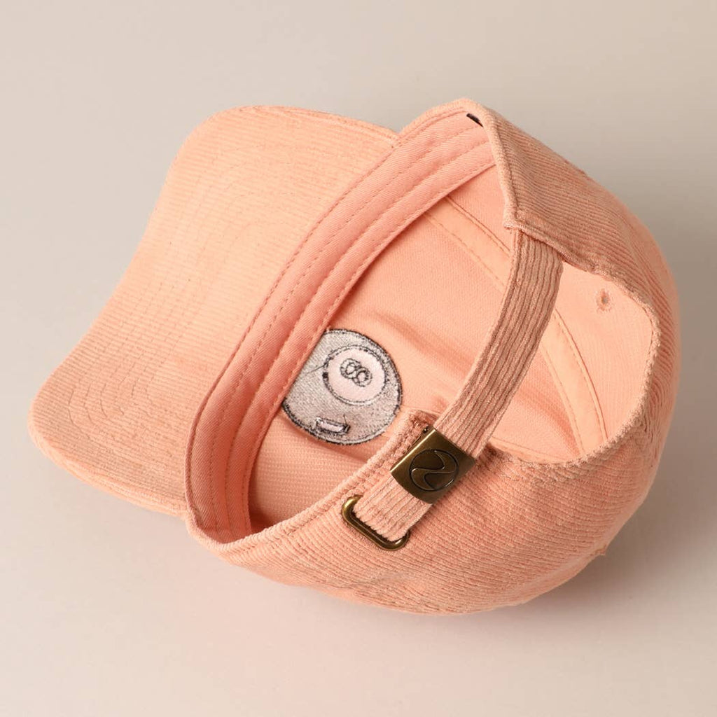 8 Ball Embroidered Corduroy Cap