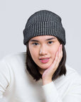 Simple Grid Knit Beanie