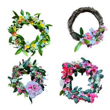 Cherry Blossom-Inspired Wreath Making