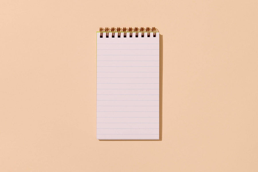 Blueberries Letterpress Spiral Pocket Size Notebook