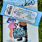 Hockey Romance Book Club Cardstock Bookmark