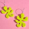 matisse earring - acid yellow