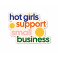 Hot Girls Support Small Business Sticker