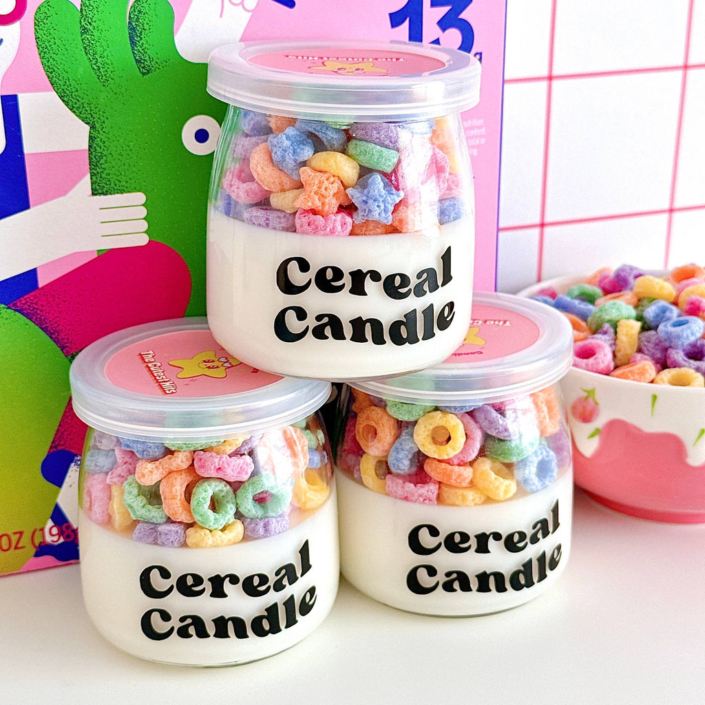 Fruit Loops Cereal Candles | Stocking Stuffer