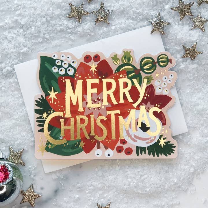 Poinsettia Card