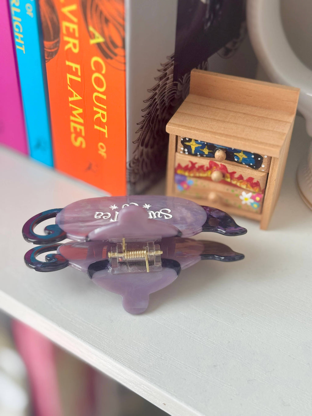 Suriel Tea Co ACOTAR Claw Clip, Bookish Hair Accessories