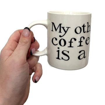 "My other coffee is a diet coke" silly mug