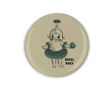 Bagel Baby Cartoon Illustrated Magnet