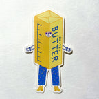 Butter Barb Sticker, 2x3 in.