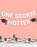 One Degree Hotter 5.5" Banner - iridescent foil, Graduation
