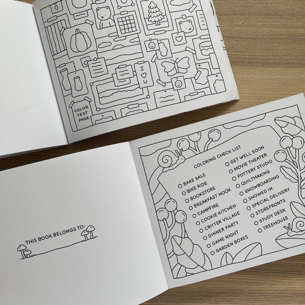 Fall-Winter Coloring Book
