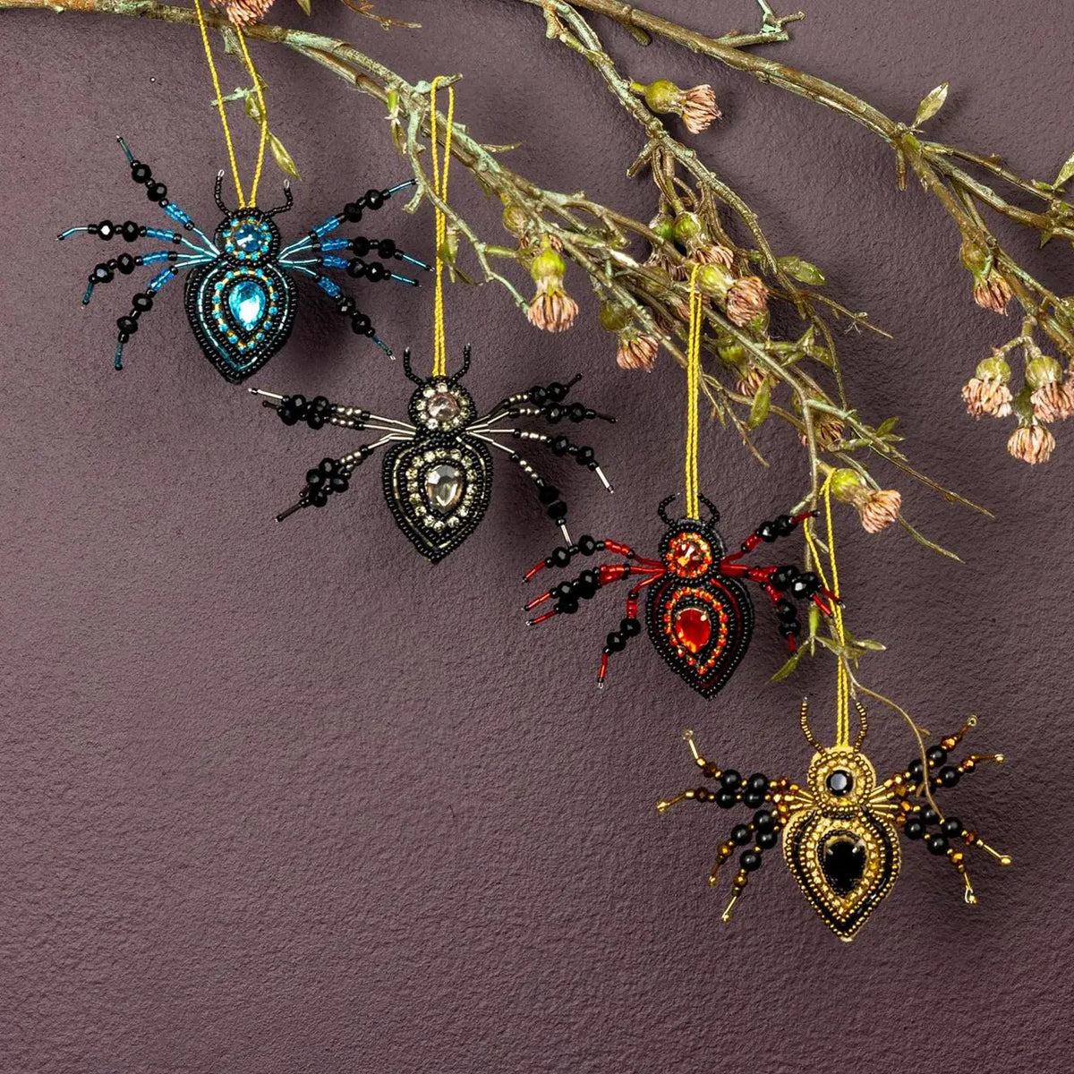 Beaded Spider Ornaments
