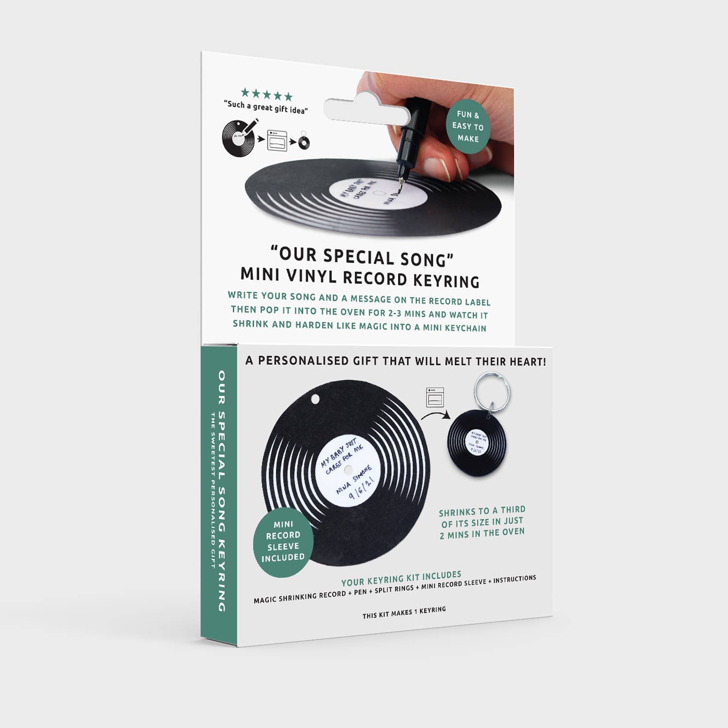 Our Song Shrink Keyring Kit | DIY Kits