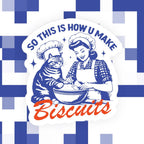 Cat Biscuits Sticker