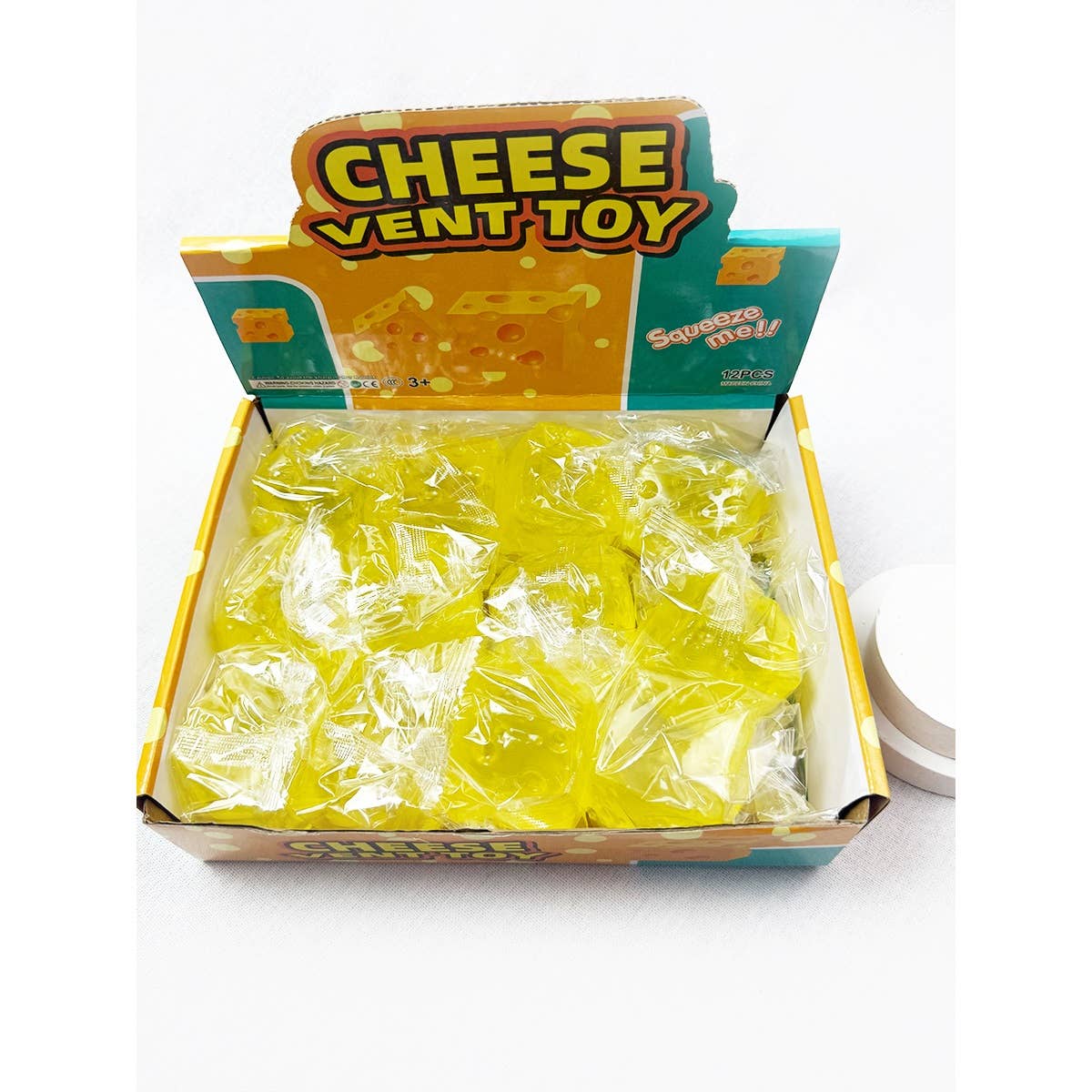 Slow Rising Viral Maltose Cheese Cube Squishy Toy