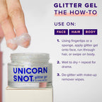 Original Glitter Gel | Disco-Silver | Body Glitter | Shimmer