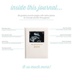 Linen Pregnancy Journal, Baby Shower Gifts, New Mom Gift