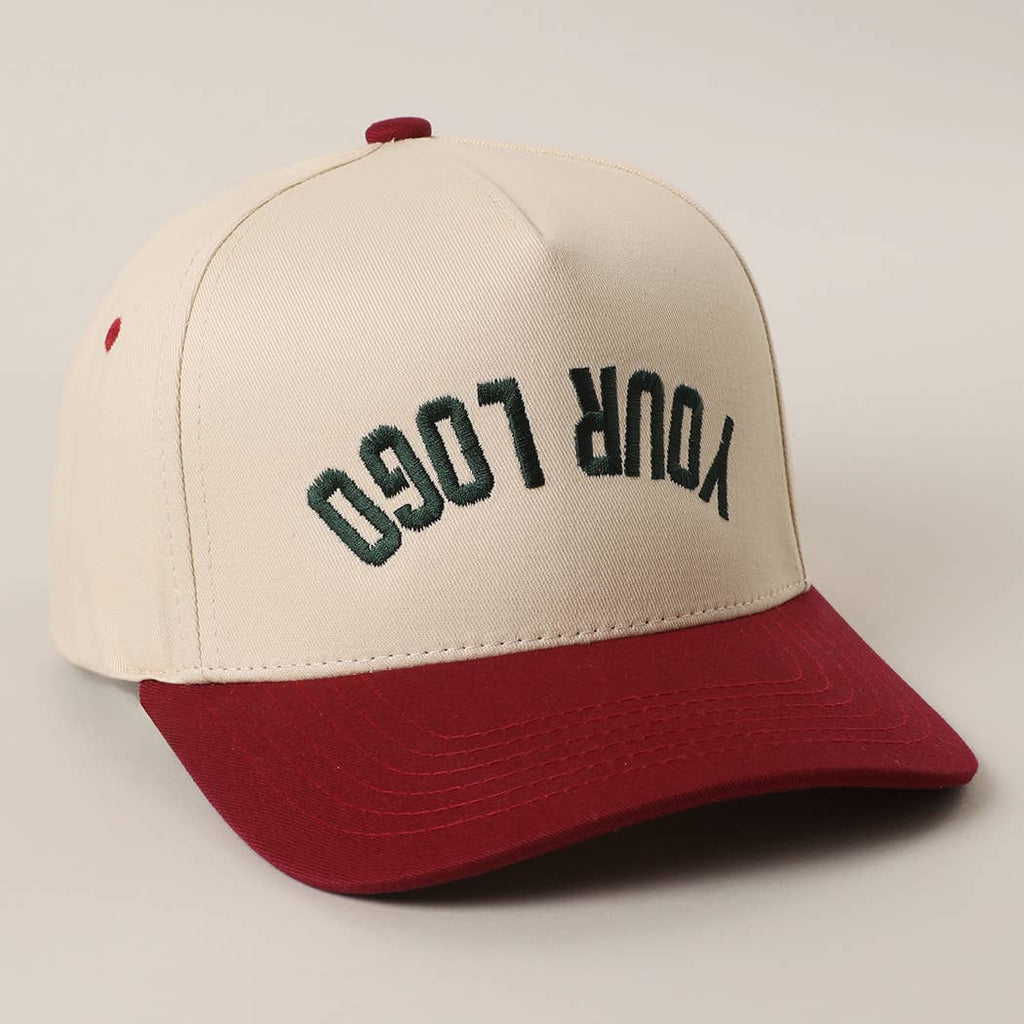 Custom Two-Tone Trucker Embroidered Hat - UPSIDE DOWN STATE