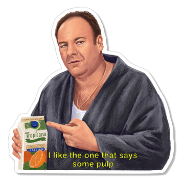 Tony Soprano Durable Vinyl Sticker