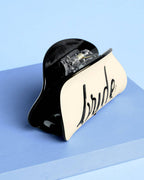Bride Claw Clip | bridal hair accessories ivory black