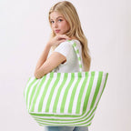 Striped Terry Tote Bag