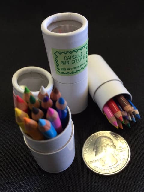 Mini Pencils in Mini Paper Tube