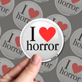 I <3 Horror Sticker