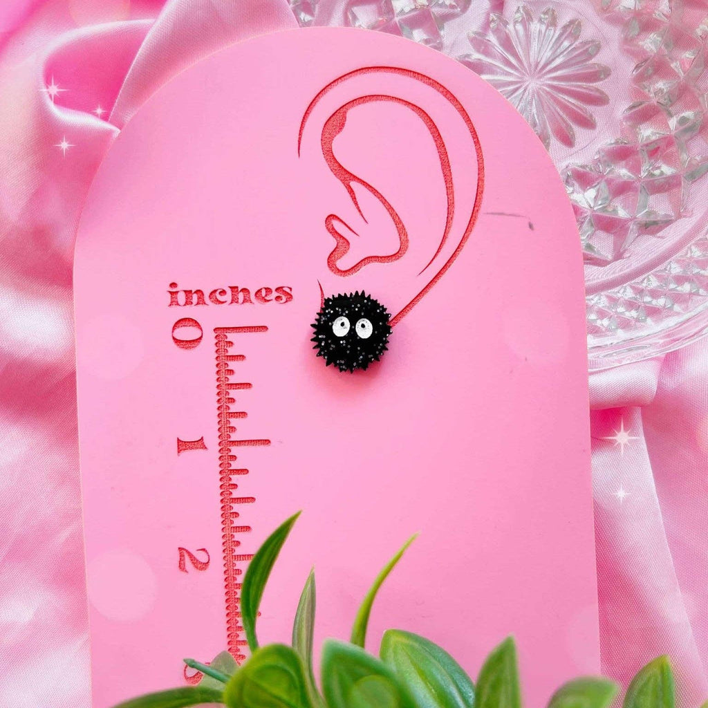 Soot Sprites Handmade Acrylic Earrings & Keychains