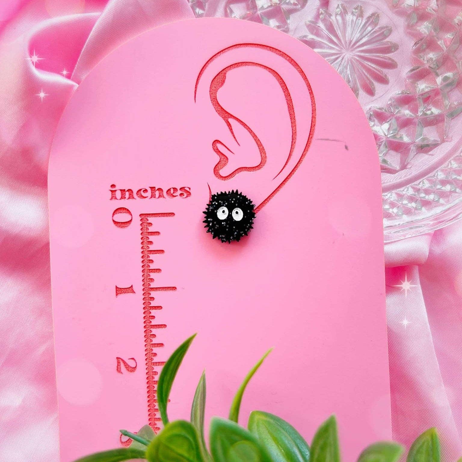Soot Sprites Handmade Acrylic Earrings & Keychains