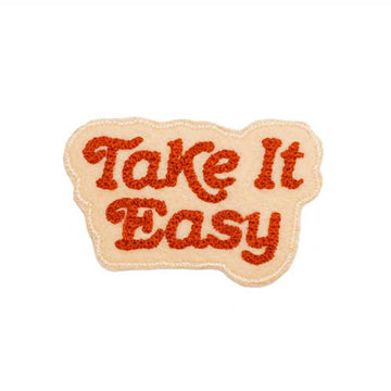 Take It Easy Chain Stitched Patch