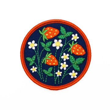 Strawberry Fields Embroidered Patch