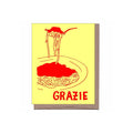 Grazie Thank You Greeting Card