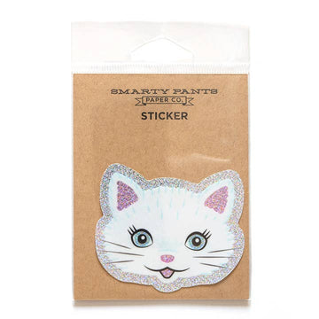 Glitter Cat Sticker